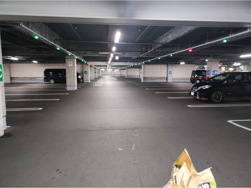 コストコの駐車場の写真